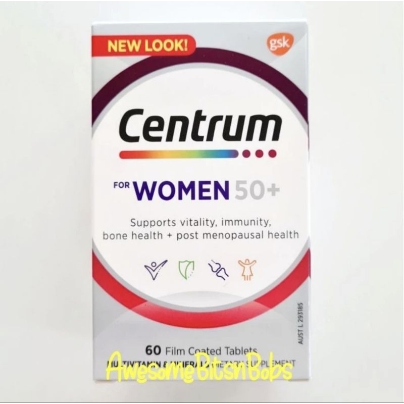 Centrum For Women 50+ 60 Tablets