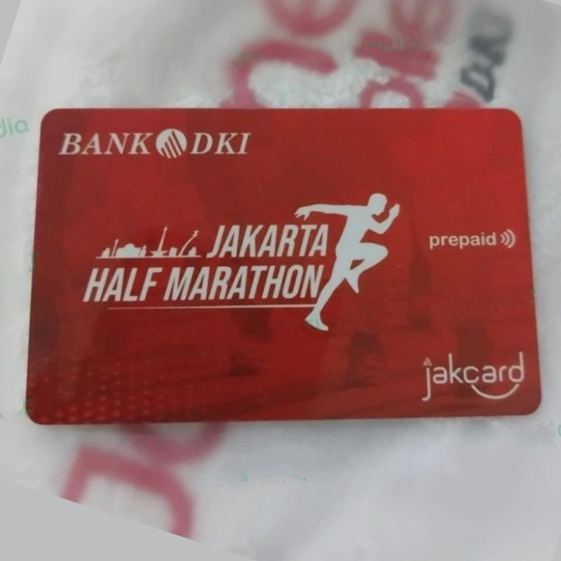 JakCard JAKARTA HALF MARATHON / Uang Elektronik / eMoney / Kartu Toll / JakLingko / MRT  / LRT / Com