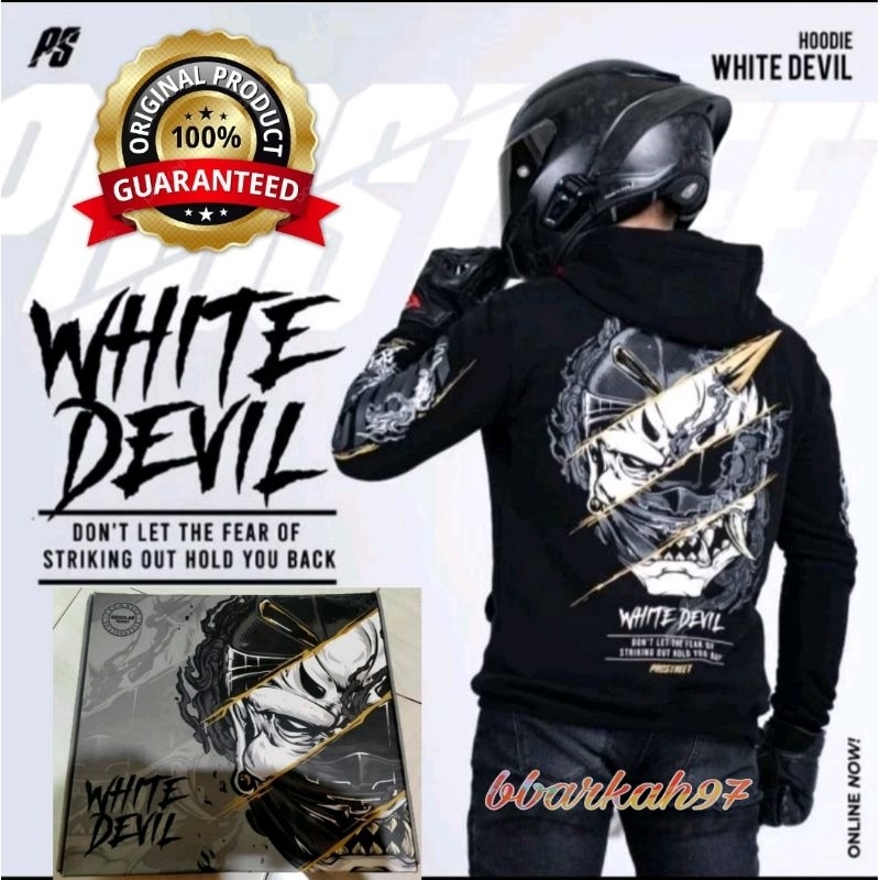 HOODIE PROSTREET WHITE DEVIL NEW ORIGINAL