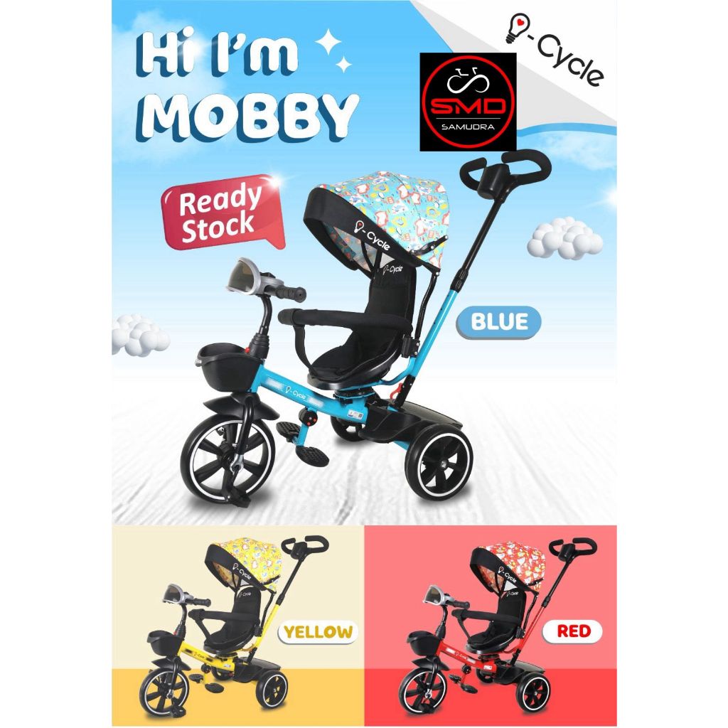 Sepeda Stroller Anak Roda 3 Icycle Arrow Jok Putar Musik Murah BDG