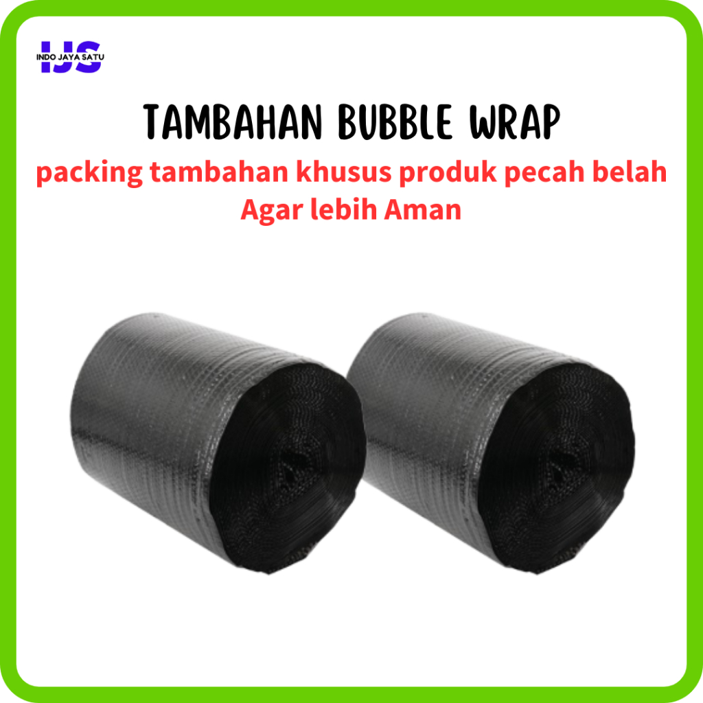 

BUBBLE WRAP EXTRA PACKING BARANG TAMBAHAN PLASTIK PENGAMAN