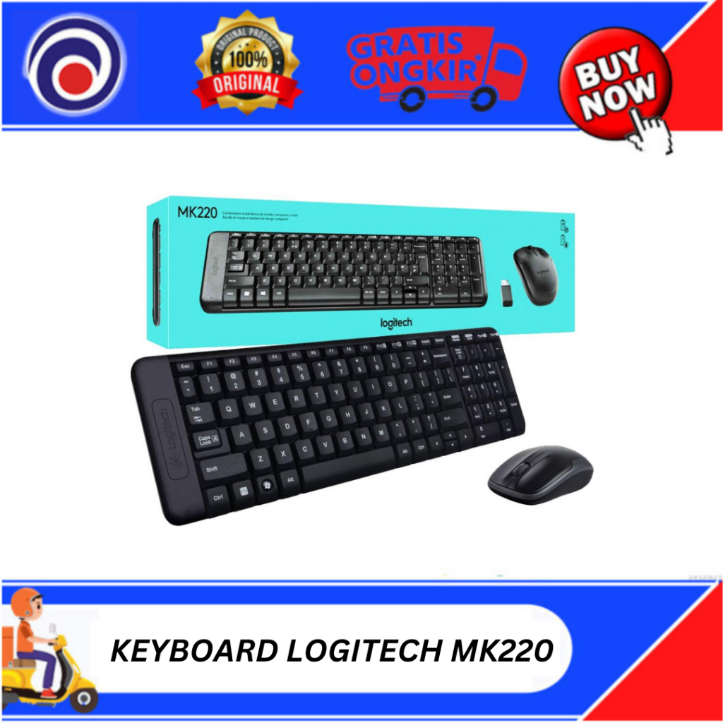 KEYBOARD LOGITECH MK220 ORI