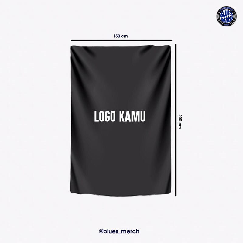 Custom bendera satuan/Bendera printing/Bendera desain bebas/ukuran 200 x 150 cm