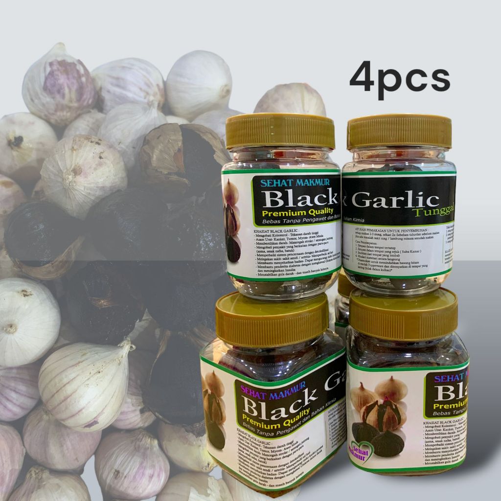 

Black garlic bawang hitam tunggal PAKET 4 100gram