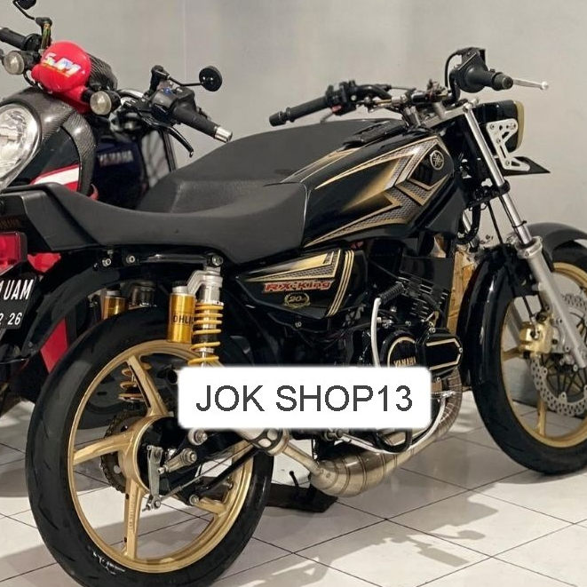 JOK RX KING PERAHU EXTRIME KULIT POLOS HALUS-Jok rx king perahu extreme hitam polos halus-jok king p