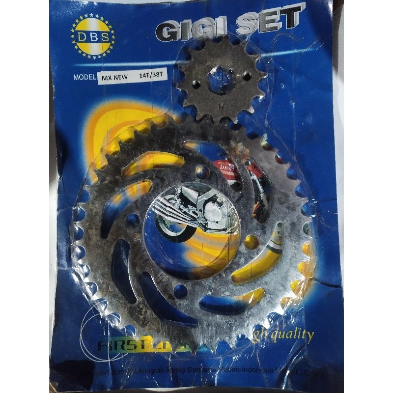 GIR SET DBS MX NEW, SUPRA FIT NEW,JUPITER Z, VIXION NEW RANTAI STANDAR VRD