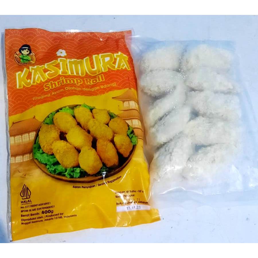 

Kasimura shrimp roll frozen | nugget udang bento I naget bento isi 10 pcs