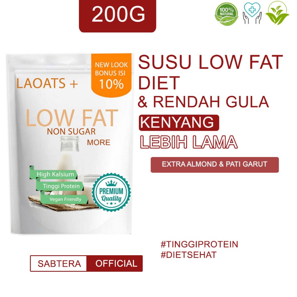 

Susu Low Fat Pelangsing Badan Low Fat Oat Milk Penurun Beras Merah Susu Diet Pengganti Makan Low Fat Milk Rendah Kalori Laoats