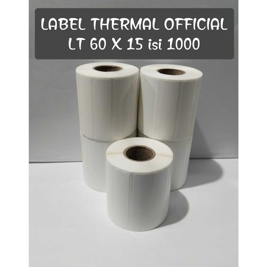 

LABEL THERMAL 60MM X 15MM ISI 1000PCS - 60X15