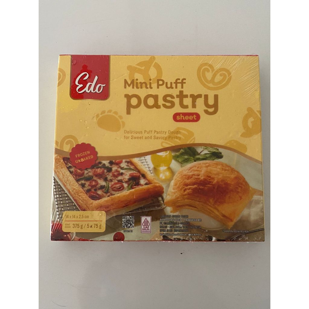 Edo MIni Puff Pastry 375 Gram