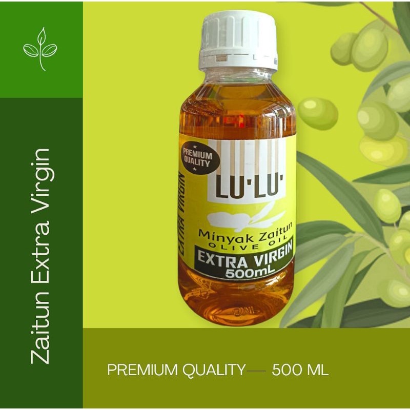 

Minyak Zaitun Ekstra Virgin Lu'lu' Murni Isi 500 ml