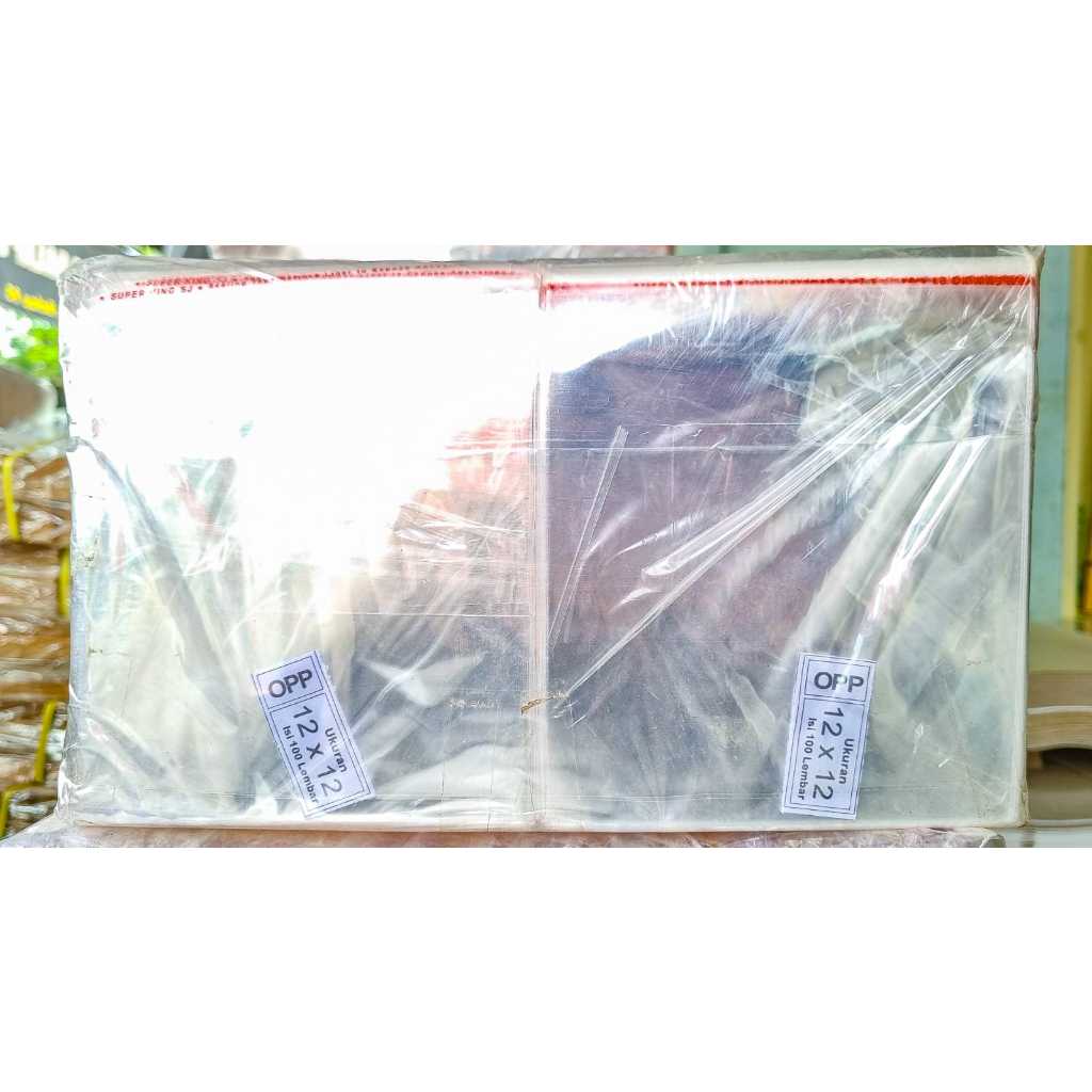 

PLASTIK OPP NON LEMBARAN 12X12