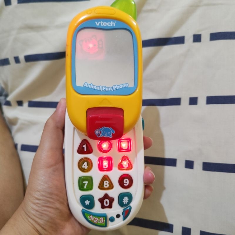 preloved V-Tech mainan phone baby