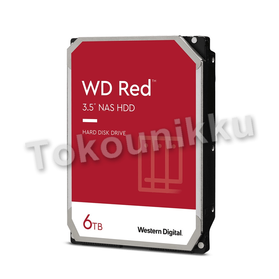 Harddisk WD RED 6TB SATA - Hardisk WD RED Plus 6TB 3.5" SATA - Wdc Red