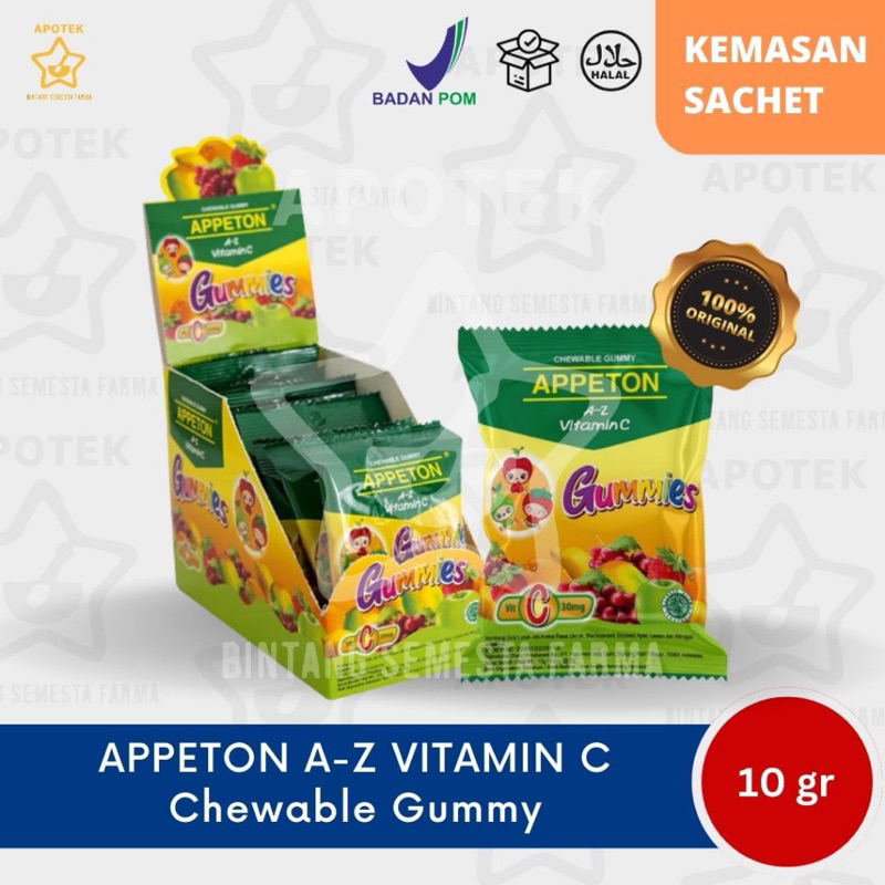 APPETON GUMMIES VITAMIN C isi 20 SACHET