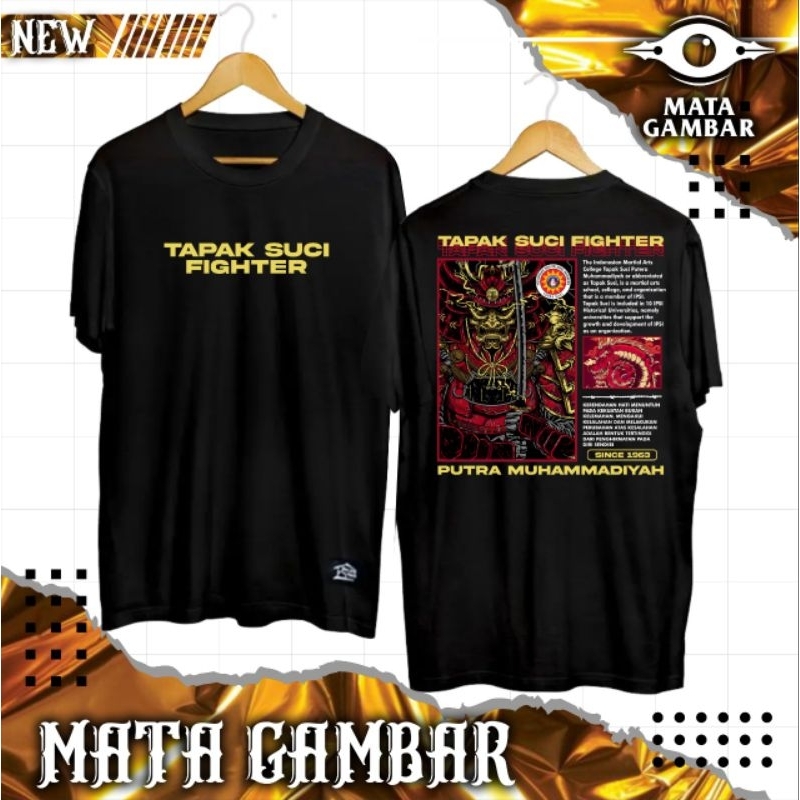 KAOS TAPAK SUCI FIGHTER || KAOS TAPAK SUCI || T-SHIRT SILAT || SILAT TAPAK SUCI || COD