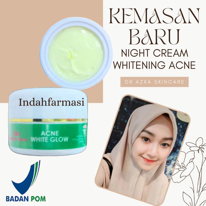 WHITENING ACNE DR AZKA SKINCARE / CREAM MALAM ACNE WHITENING DR AZKA