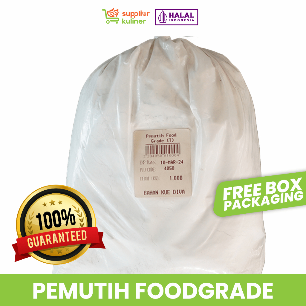 

PEMUTIH MAKANAN FOOD GRADE / UNIWHITE FOOD BRIGHT