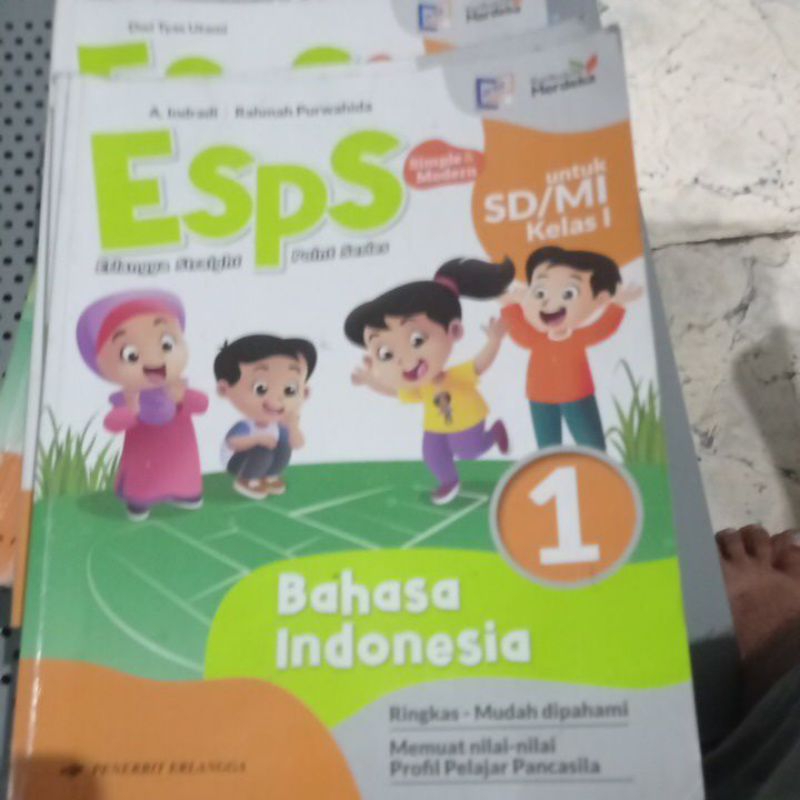 Buku esps Bahasa Indonesia 1 SD kurikulum merdeka