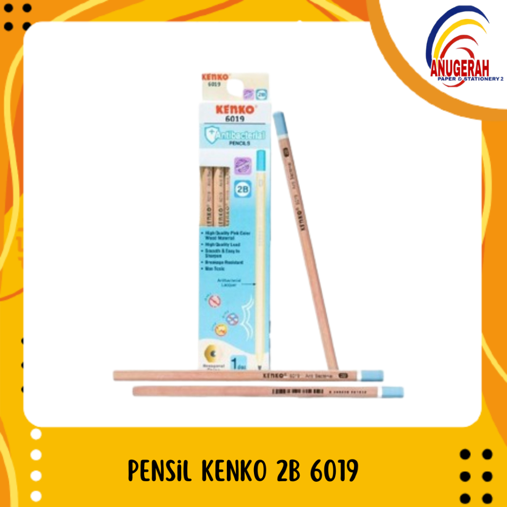 

Pensil Kenko 2B 6019 ( Anti Bacterial Pencils ) (LSN)