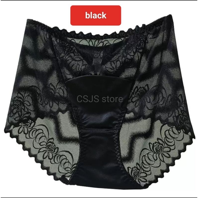Celana dalam wanita super jumbo 60 kg - 100 kg satin cd import renda sexy