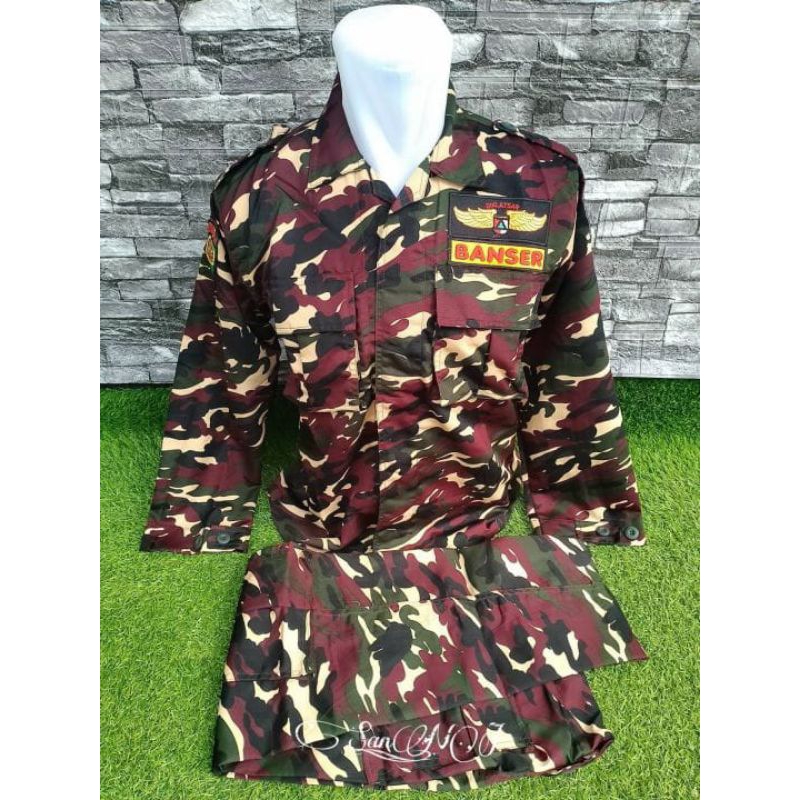 Seragam Banser Balotelli/Seragam Banser PDL Panjang/Seragam Banser Murah/Seragam Banser Berkualitas