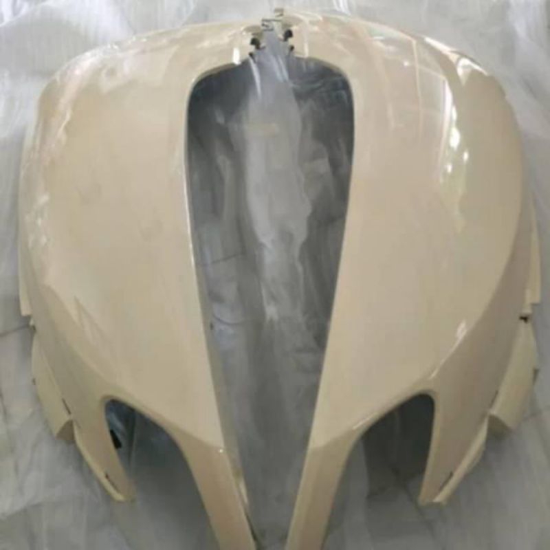 Cover body belakang Scoopy Led New 2017 2018 cream