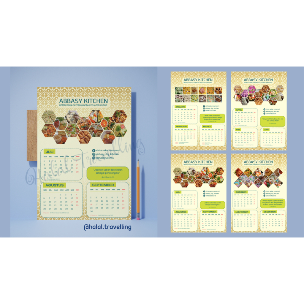 

Kalender Dinding Custom/ Wall Calender Custom Free Design