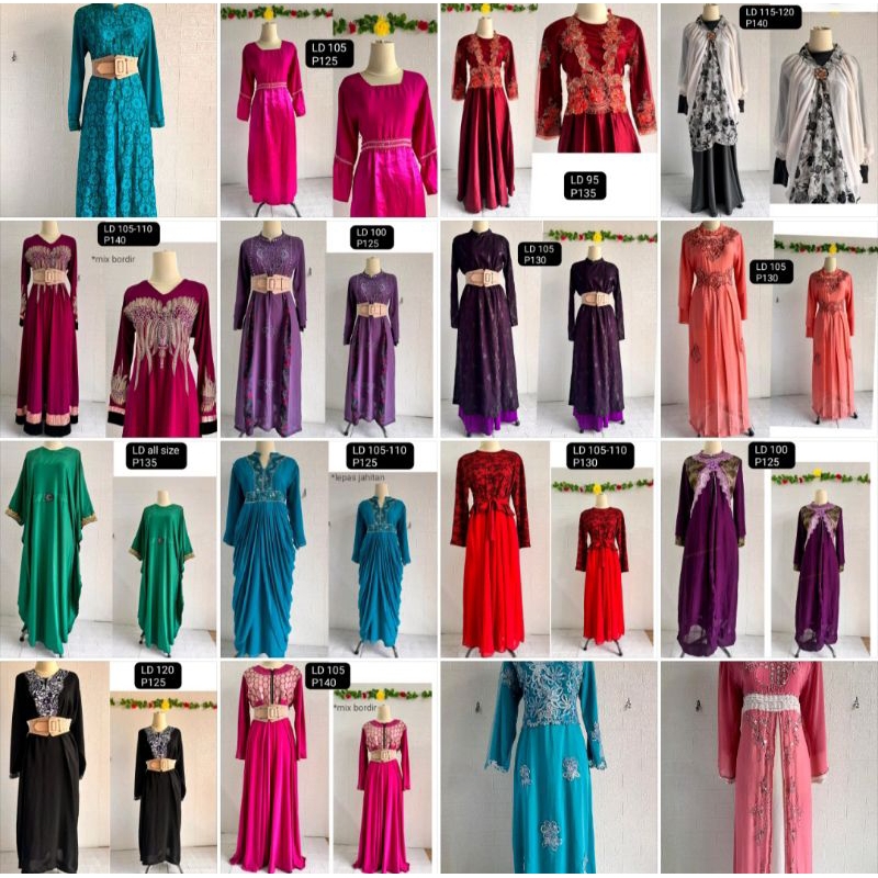 gamis pesta mewah elegan premium pl  Rp75.000