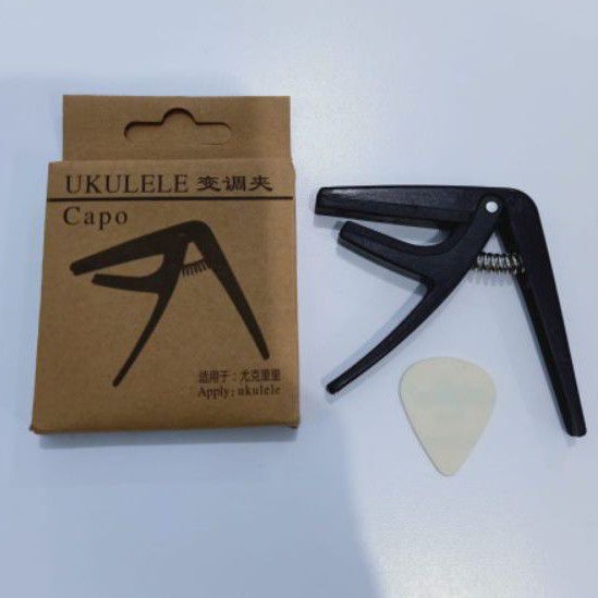 PAKET LENGKAP capo ukulele capo khusus ukulele  capo penjepit ukulele