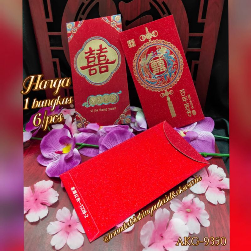 

(6 PCS) ANGPAO SHUANG XI GLITTER PANJANG PREMIUM / ANGPAO SANGJIT NIKAH / ANGPAO ULANG TAHUN / ANGPAO IMLEK / ANGPAO WEDDING CHINESE /AKG9350