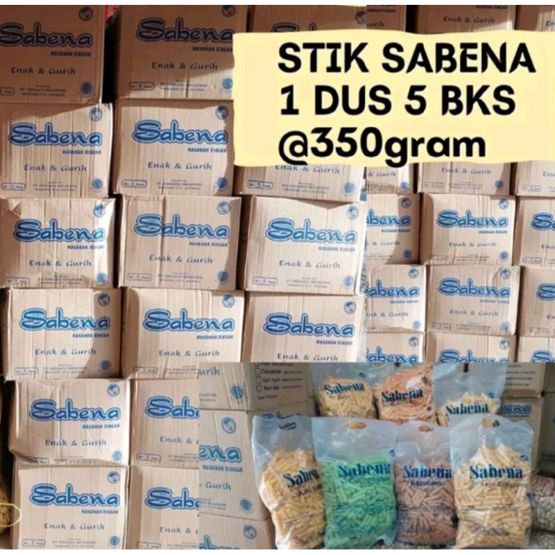 

Sabena Snack 1DUS Isi 5 BAG Bisa Mix Rasa Kemasan Jumbo (5 Bag x 360g)