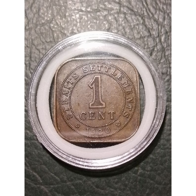 1 cent straits settlements 1920