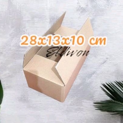 

Kardus packing ukuran 28x13x10 cm dus packaging box kecil