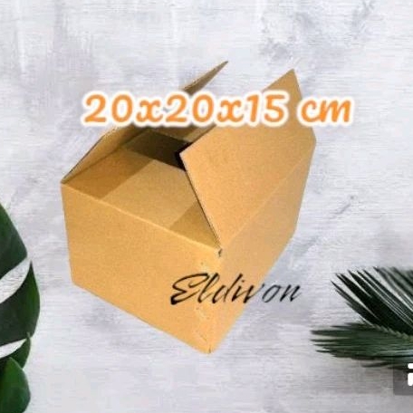 

Kardus box packaging 20x20x15 cm box recycle multifungsi kuat serbaguna