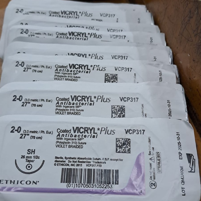 vicryl plus 2/0 per pcs