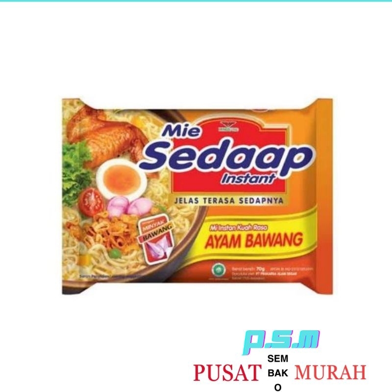 

mie instan SEDAP AYAM BAWANG/5biji
