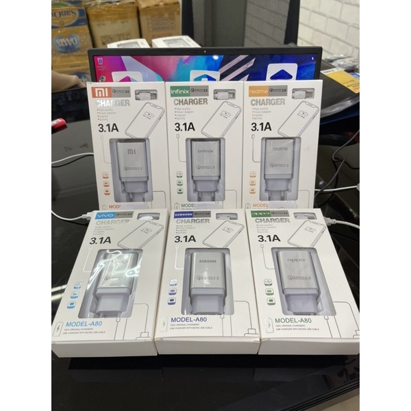 Aceh - CHARGER HP ANDROID MICRO USB 3.1A FAST CHARGING / CHARGER MICRO USB FAST CHARGING