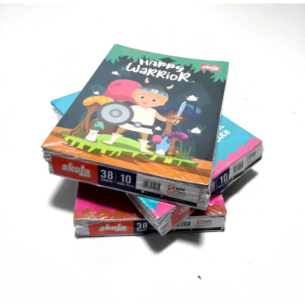 

( Pack/ Isi 10 Buku ) Buku Tulis Skola By Sidu 38 Lembar
