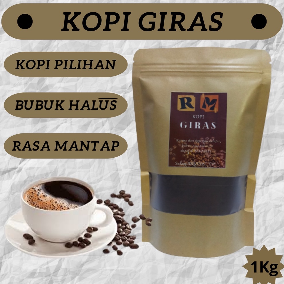 

yzSeller Kopi Bubuk Giras Special 1 kg Dijamin Mantap sudah terbukti A8