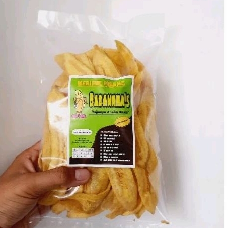 

Keripik Pisang Tipis Renyah Garih Asin Gurih Manis Nagih