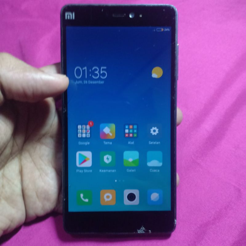 Sparepart Xiaomi Mi 4i Mesin LCD Fleksibel Kamera Baterai Backdoor Speaker