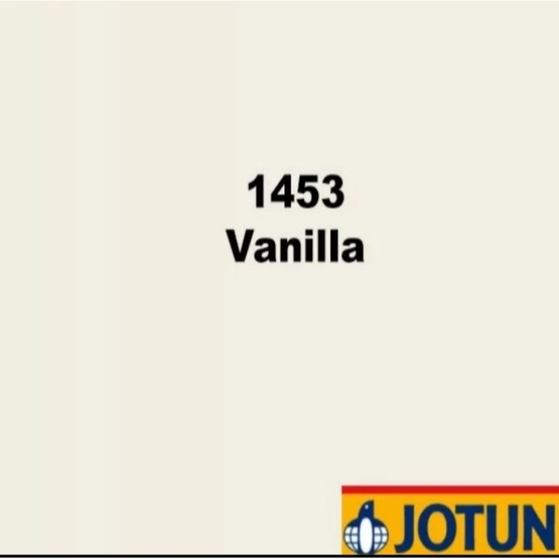 CAT TEMBOK EKSTERIOR JOTUN - WARNA VANILLA/ KODE Warna 1453