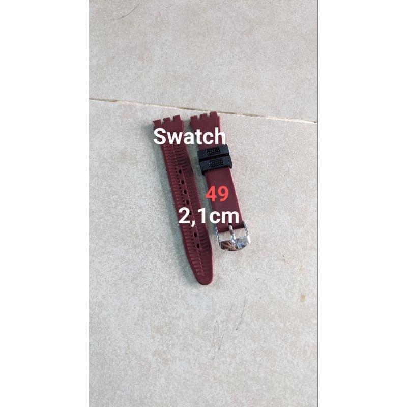 strap jam Swatch tali jam Swatch bekas