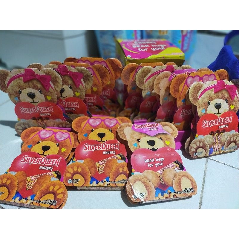 

cokelat Beruang Silverqueen spesial edisi valentine