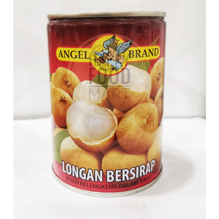 

[BPOM RI] ANGEL BRAND LONGAN IN SYRUP 565 GRAM/ LONGAN KALENG/ KELENGKENG KALENG