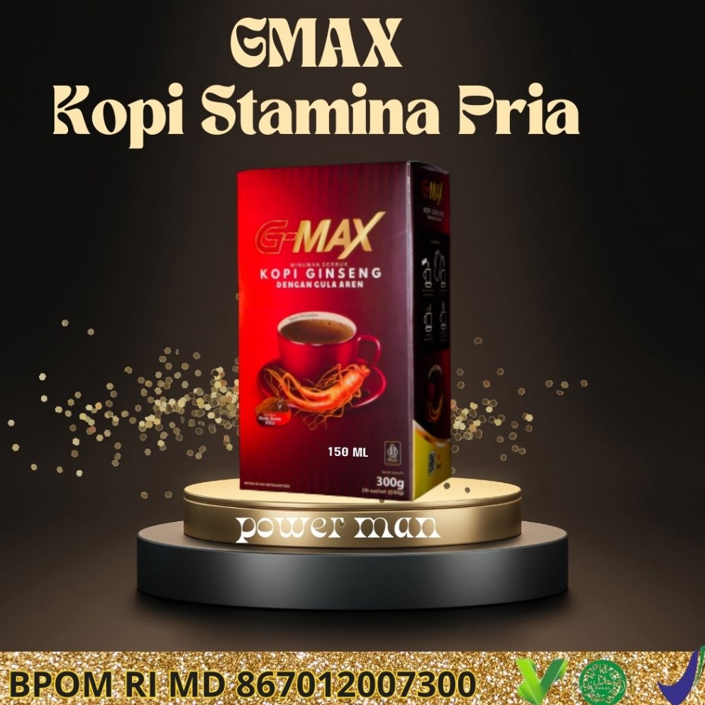 

DISKON Minuman Stamina Pria Dewasa KOPI GMAX Obat Kuat Pria Tahan Lama Sembuhkan Ejakulasi Dini Permanen