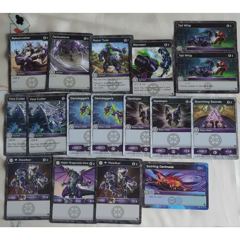 Kartu Bakugan TCG Paket Darkus (Ori)