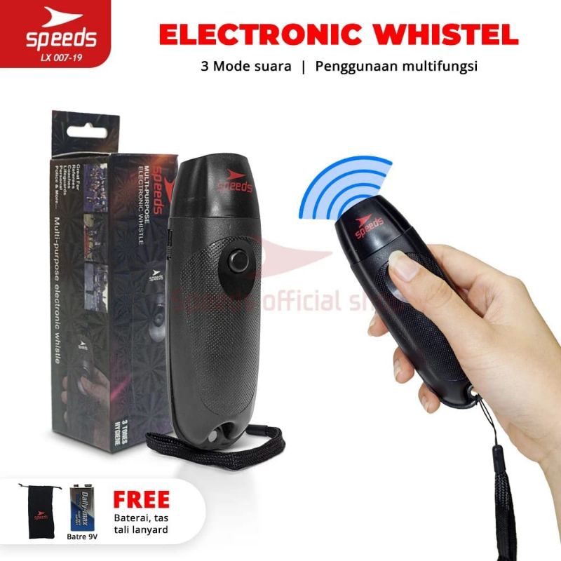 SPEEDS Pluit wasit elektonic whistle peluit Olahraga periwitan sport referee setting portable wasit 