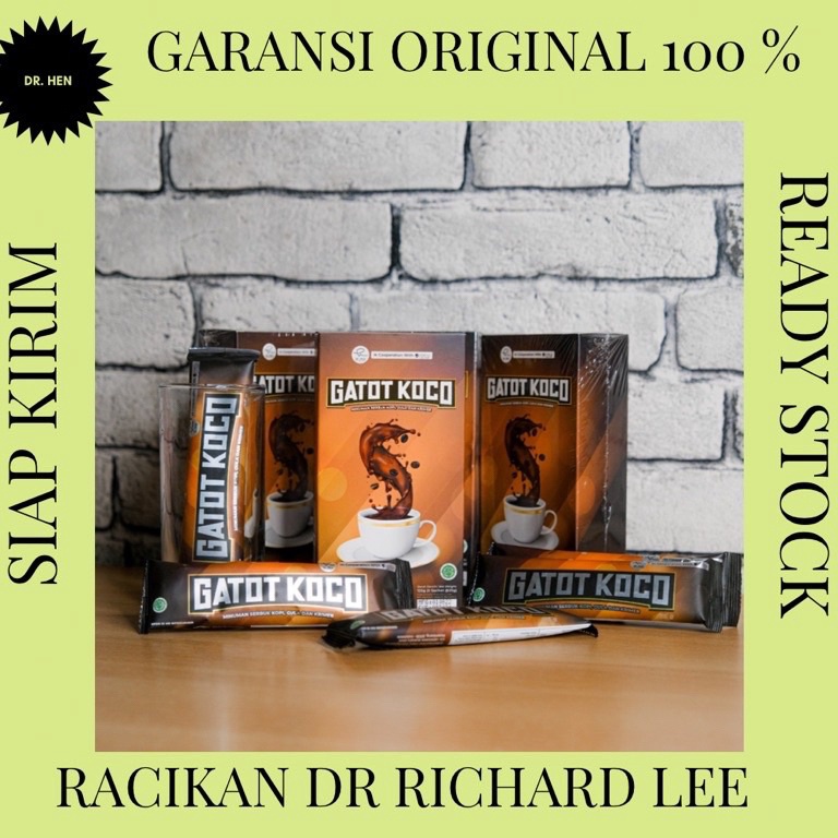 

MURAH LEBAY dR Hen Kopi Gatot Koco by dr Richard Lee original 1 Bergaransi Pengiriman Cepat Tidak PO